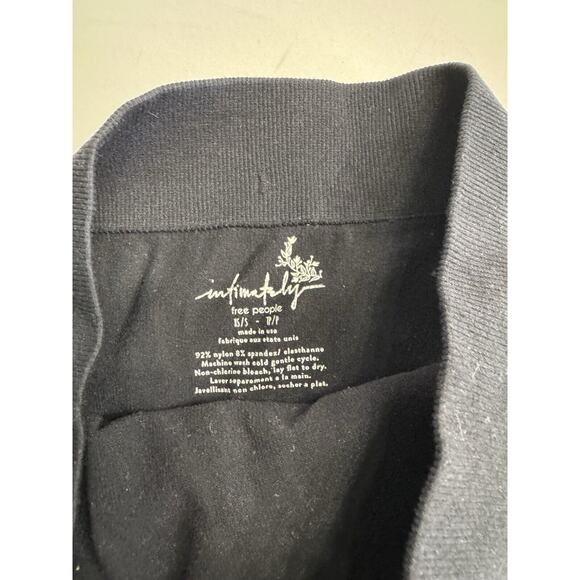Free People Intimately Womens Bike Shorts XS/S Black Pull On 6" Inseam - Picture 2 of 5
